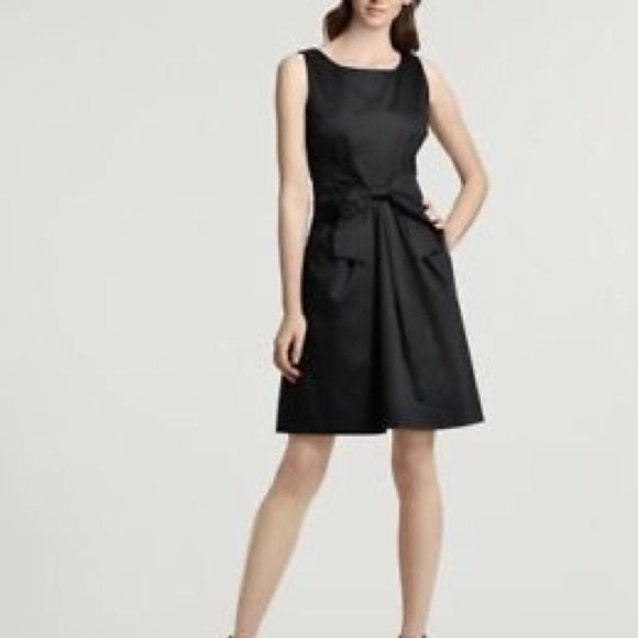 Kate Spade Bow Front Black Dress size 8 - Picture 1 of 7